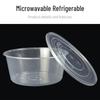 SUNWRAP Disposable Round Plastic Food Containers