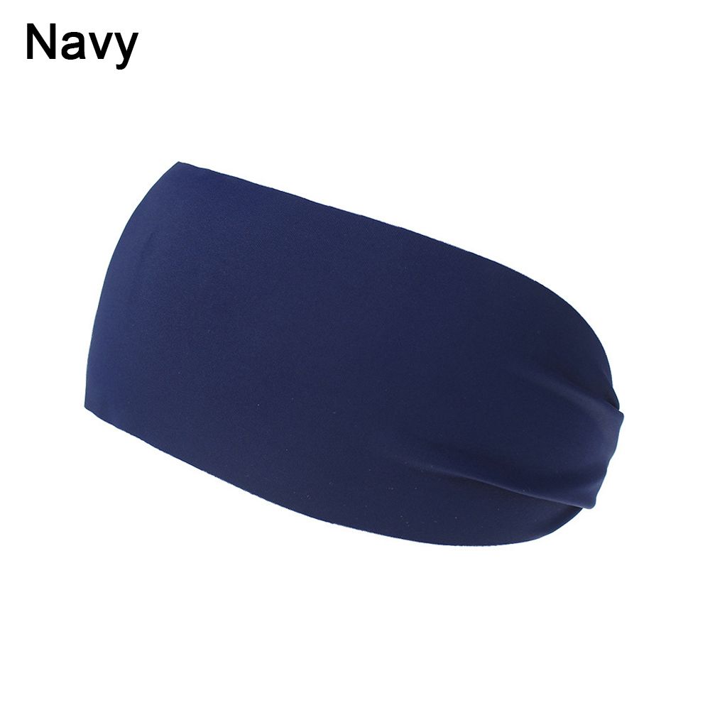 Non Slip Moisture Wicking Fluorescence Color Yoga Hair Bands Fitness Sweat Bands Sports Headband Running Hairband