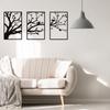 3pcs/set Tree Of Life Metal Wall Art - Branches Decor for Living Room & Office Wall Decoration