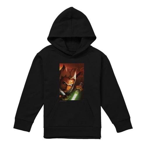 Star Wars: Ahsoka Childrens/Kids Panel Heather Pullover Hoodie