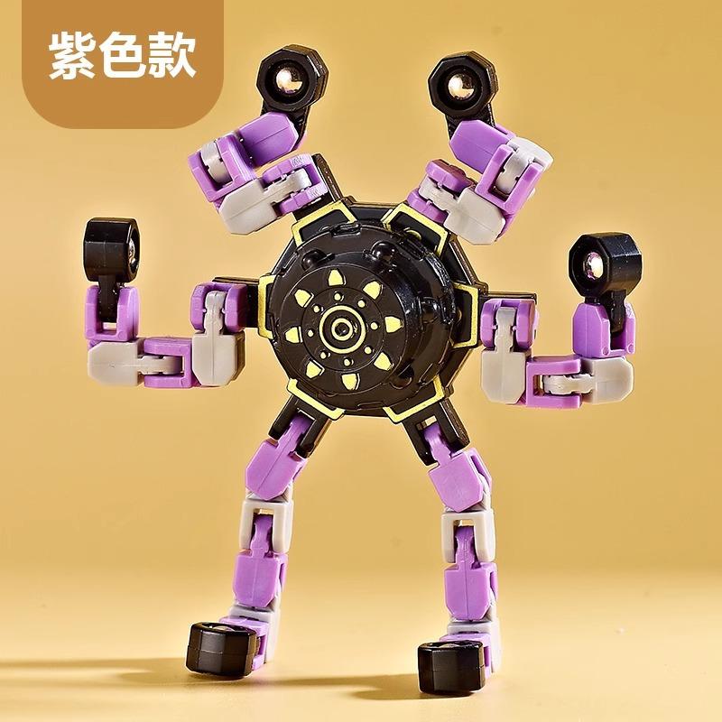 Transformable Fidget Spinner Mechanical Chain Stress Relief Toy for Kids and Adults