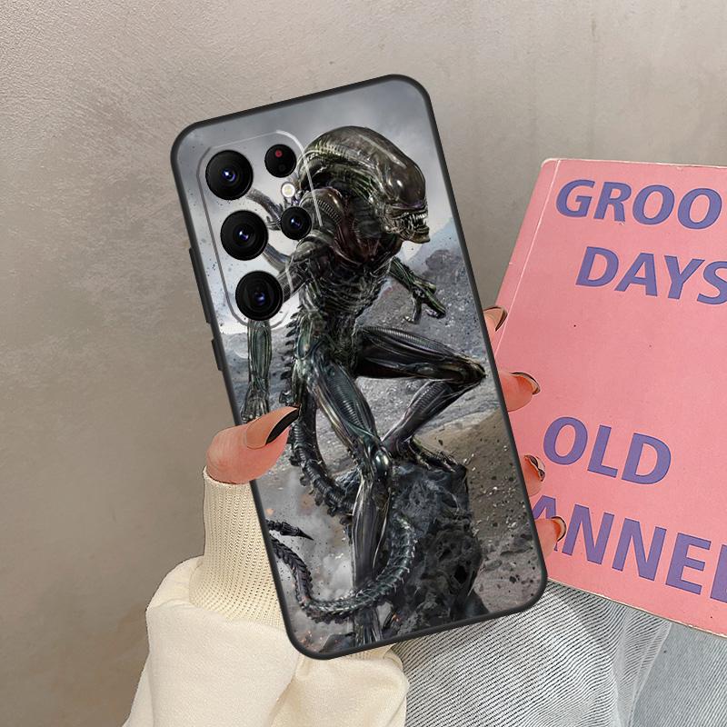 

Alien Horror Case For Samsung Galaxy S24 Ultra S20 S21 S22 S23 S25 Ultra S9 S10 Plus S25 FE Cover Coque Galaxy S23