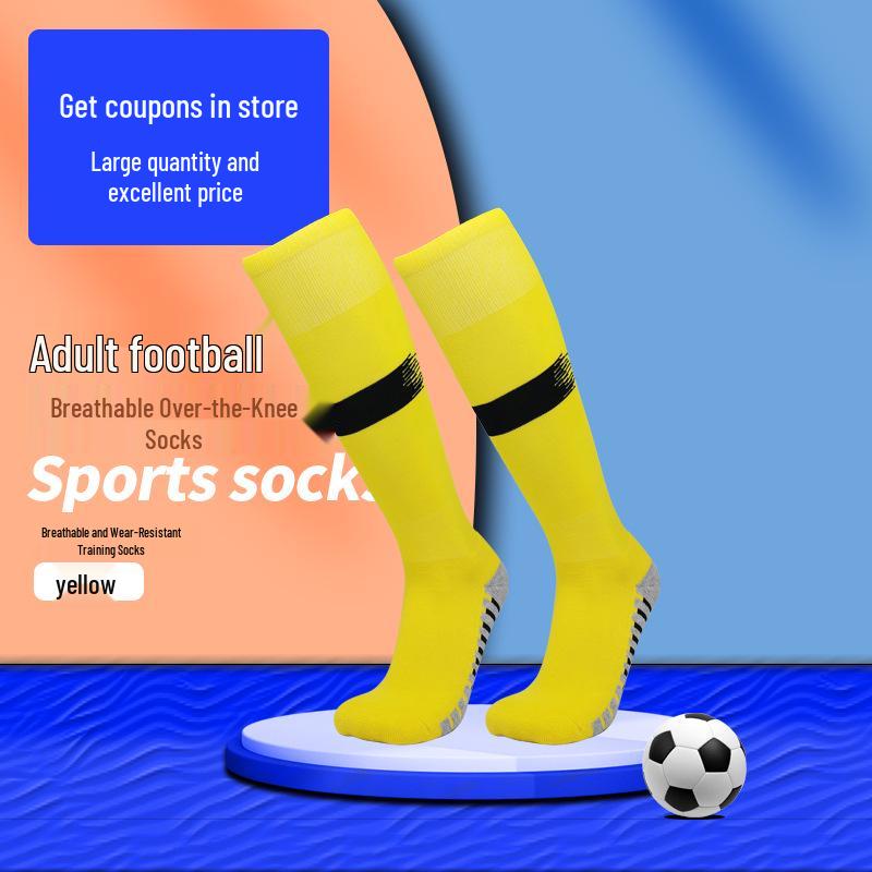 Calzini da Calcio Ispessiti: Disponibile, Assorbe il sudore e traspirante, Ideale per l'allenamento e la competizione, Adatto a bambini e adulti
