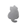 Bedroom Entryway Kitty Outline Accent Carpet with Soft Acrylic Floor Covering and Skid Resistant Backing for Daily Use