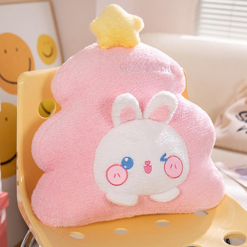 Cartoon High Quality with Expression Christmas Tree Plush Doll Pillow Holiday Decor for Boys and Girls Christmas Gifts