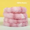 1m Plush Rabbit Hair Twisting Rod Color Fur Ribbon Tapes Rod DIY Gift Plush Twist Wire Stick Dog Toy Handmade Sewing Accessories
