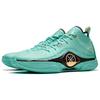 New LiNing Wade Shadow 5 Cushioning Lightweight Rebound Mid Top Basketball Shoes Men's Parrot Green ABPT053-4