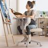 Chaise multi-positions - NEWTRAL - Freedom-X-FP - Couleur abricot - Dossier inclinable - Tablette réglable