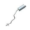 Stainless Steel Automotive Mufflers for Jinbei Haishi Y24 Rear Exhaust Pipe