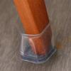 Non-Slip Chair Leg Cover Square Silicone Leg Caps Universal Chair Feet Cover  Furniture