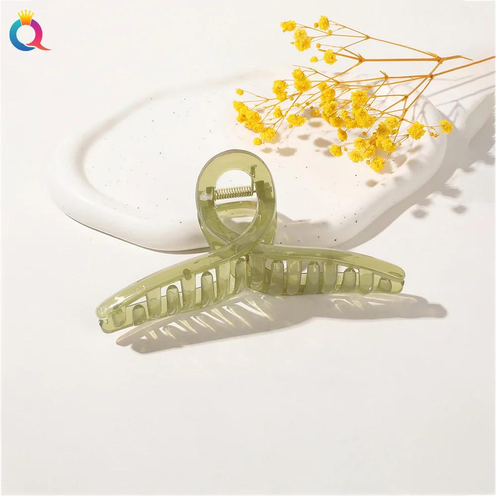 11-13cm Vintage Cross Hair Clip Large Barrette Crab Hair Claws Bath Ponytail Clip for Women Girls Claw Clip Hair Accessories