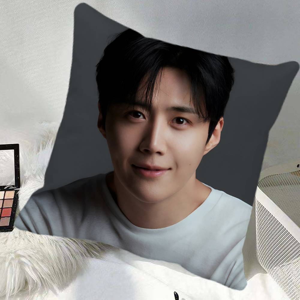 Kim Seonho Pillow Case Square Pillow Bedroom Sofa Leisure Comfort Cushion Car Home Decoration