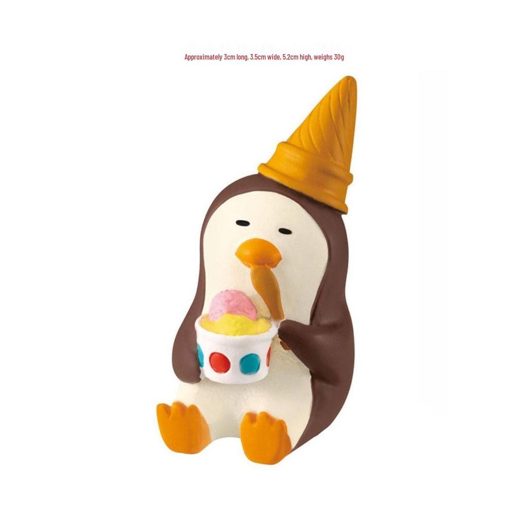 Creative Japanese Cat Ice Cream Resin Desk Ornament