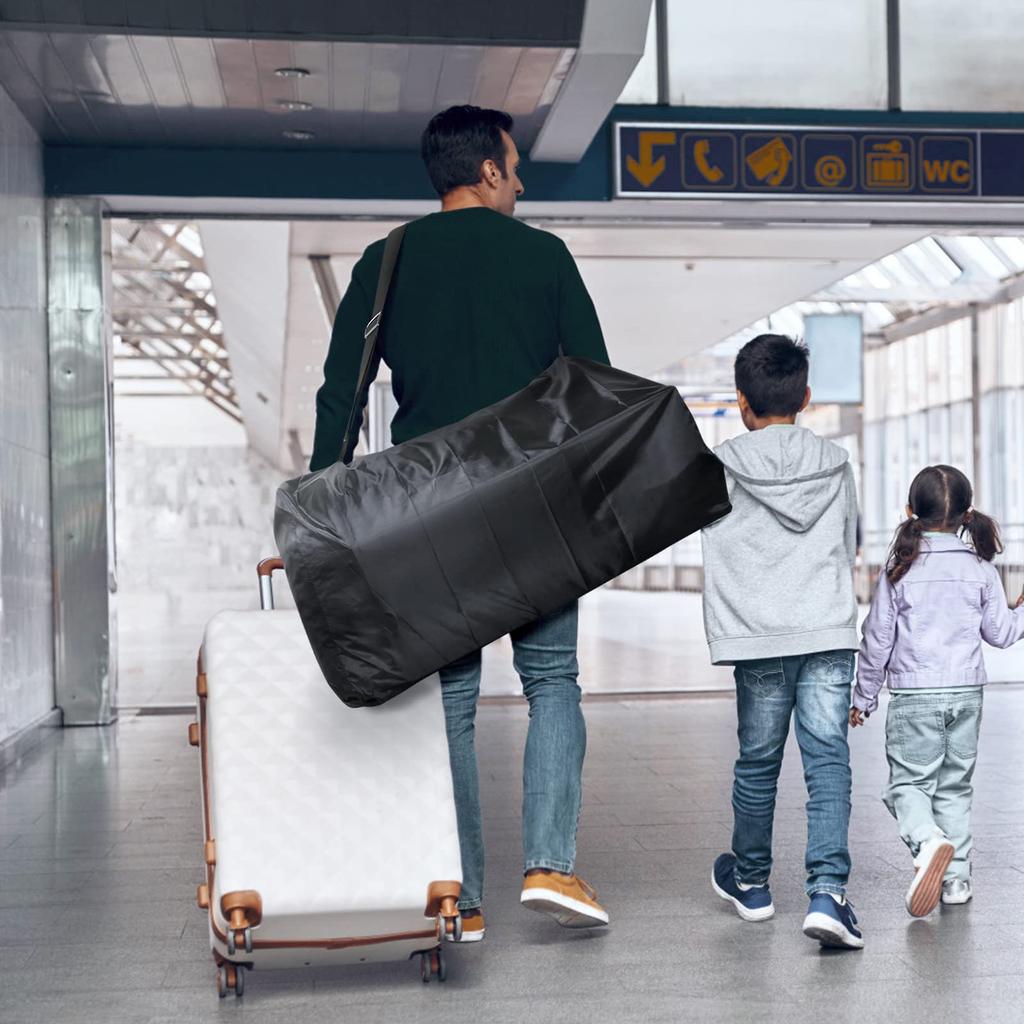 LIHAO Funda para cochecito de bebé, bolsa de almacenamiento para exteriores, resistente al agua, duradera, grande, tipo A, tipo B, doble uso, correa incluida, gran capacidad para viajes