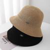 Bucket Hat Sun Protection For Women Korean Minimalist Knit Fisherman Cap Breathable Travel Hat Beach/urban/vacation Sunscreen