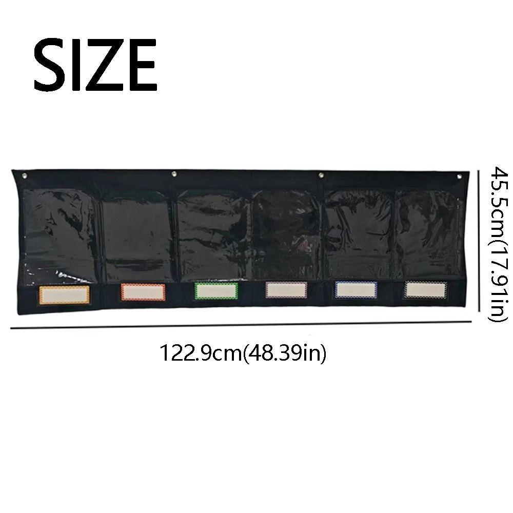 Wandmontierte horizontale Aufbewahrungstaschen-Tafel Wiederverwendbare Aktenaufbewahrungstaschen-Tafel Haushalt