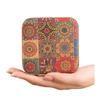 Retro-Style Faux PU Leather Sewing Box with Needle and Thread Set - Portable Household Essential Kit