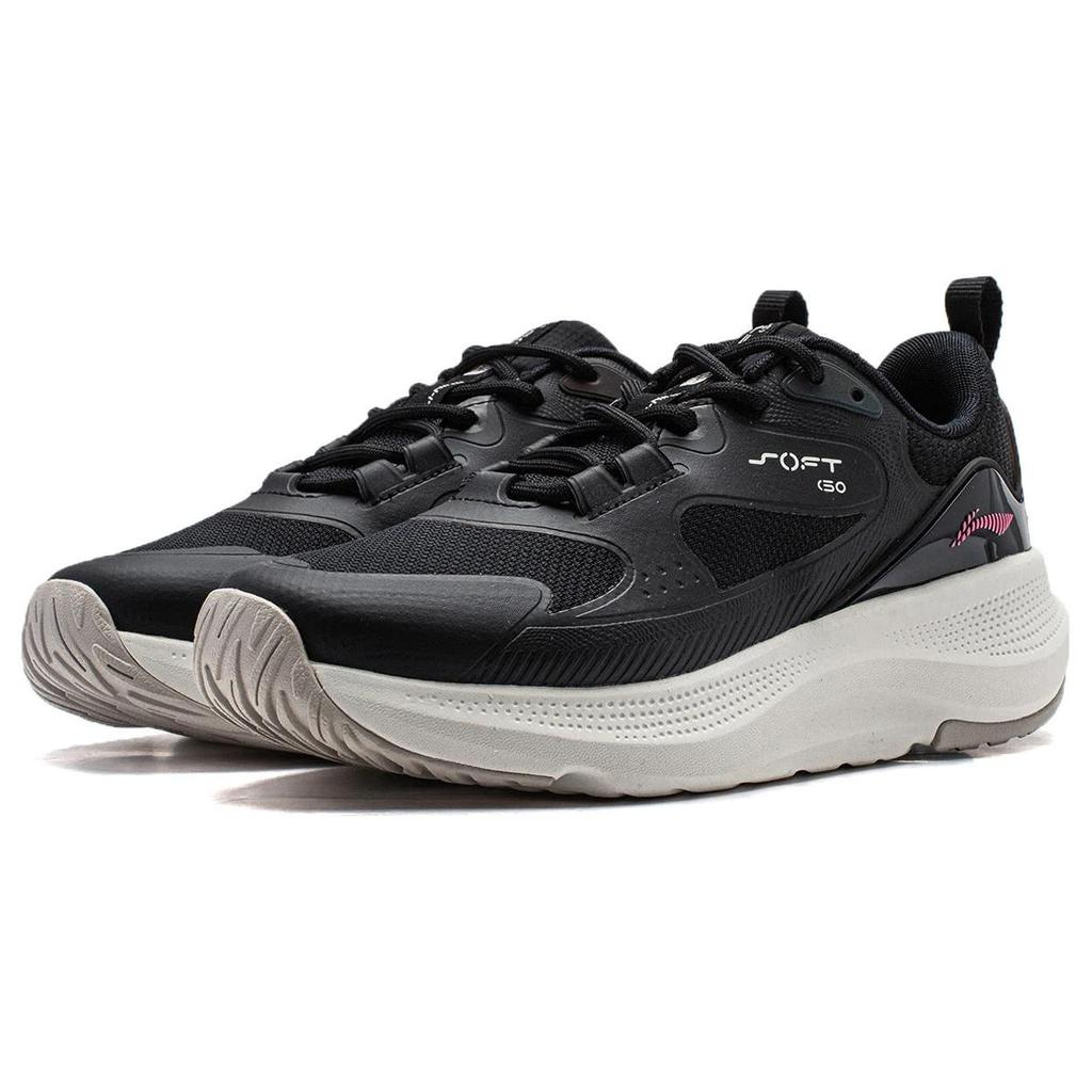 Li Ning SOFT ELEMENT Casual Shoes Women's Low top Black AGLU012-3