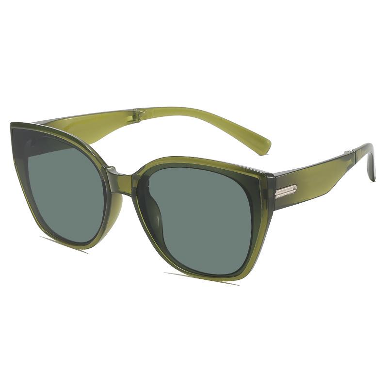 Collapsible High-End Fashion Sunglasses with UV Protection - European & American Style