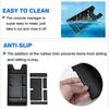 For Toyota Camry XV80 2025 Center Console Armrest Organizer Tray Durable ABS Black Storage Box With Divider Car Accessories