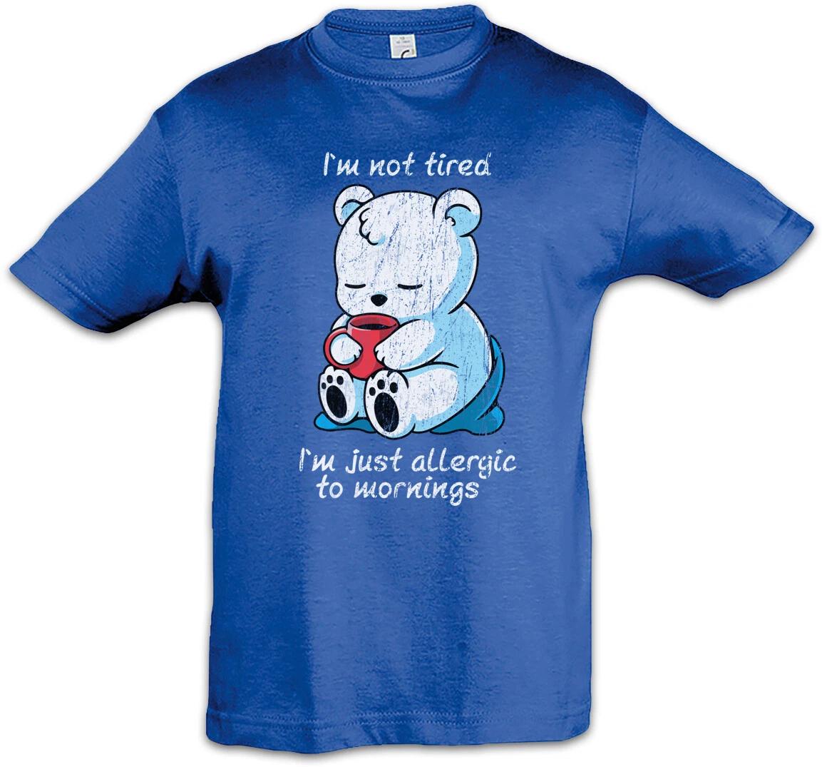 Not Tired Kids Boys kids boys T-Shirt Fun Not Tired Morning Grumpy Bear Bears Love 100