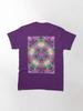 Pentangle Pastel Shades Multicolored Kaleidoscope Pentangle Pattern 11 Classic T-Shirt