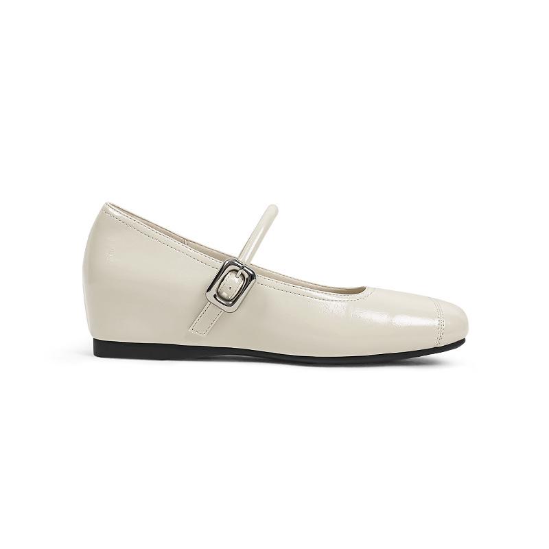 French silver single shoes women's spring and autumn 2025 new evening wind design sense niche temperament socialite Mary Jane women's shoes