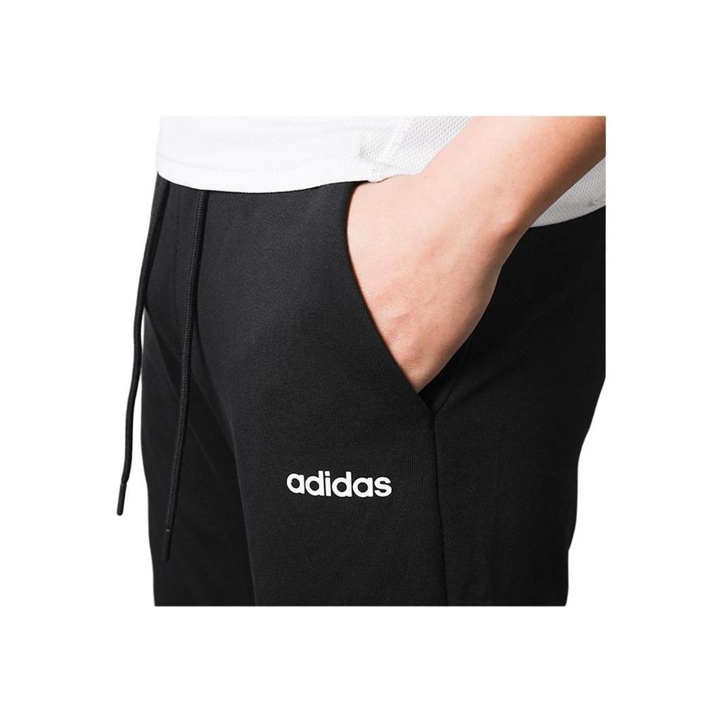 adidas Neo AOP TP Lace-Up Comfortable Fashion Knitted Sports Pants Men Bottoms Black DW7867