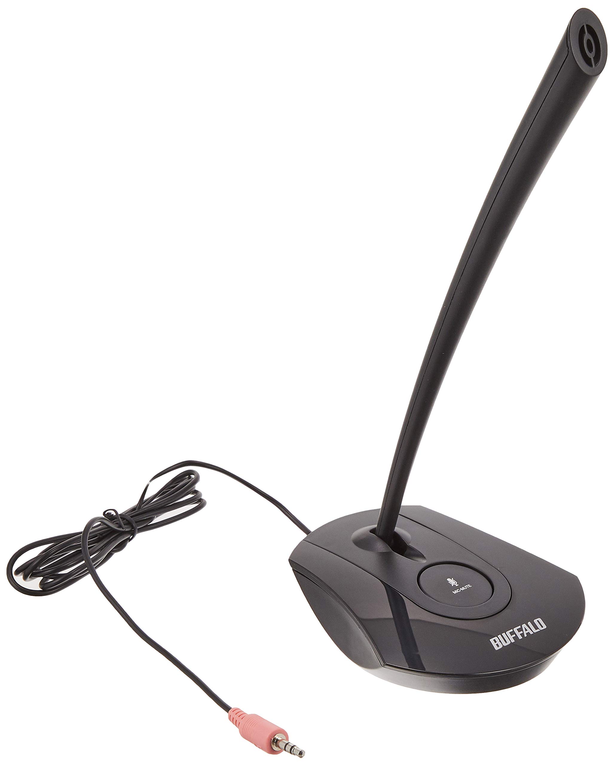 

Микрофон Buffalo BUFFALO с функцией отключения звука, черный BSHSMPM105BK