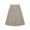 Ana Wool Blend Tuck Skirt (Beige)