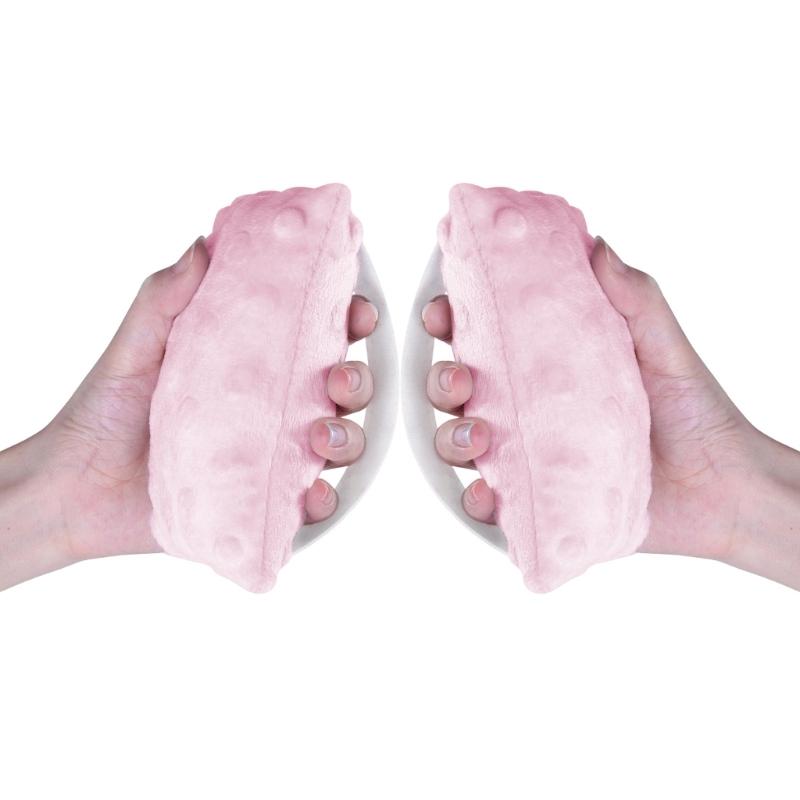Hand Exercise Pillow For Rehabilitation Patients Washable Anti Sweat Hand Muscle Trainer With Soft Bean Velvets Cover