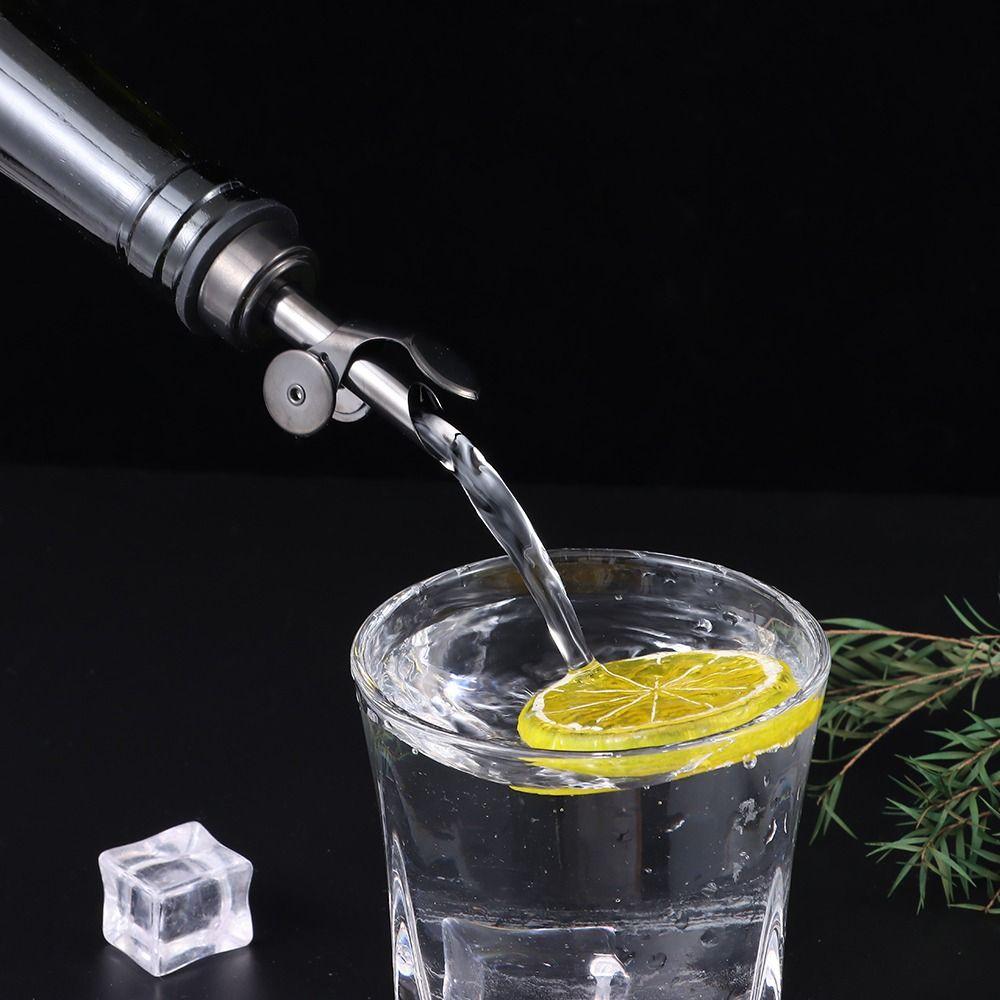 Stainless Steel Weighted Stainless Steel Pourers Weighted Liquor Bottle Pourers  Bartender Tool