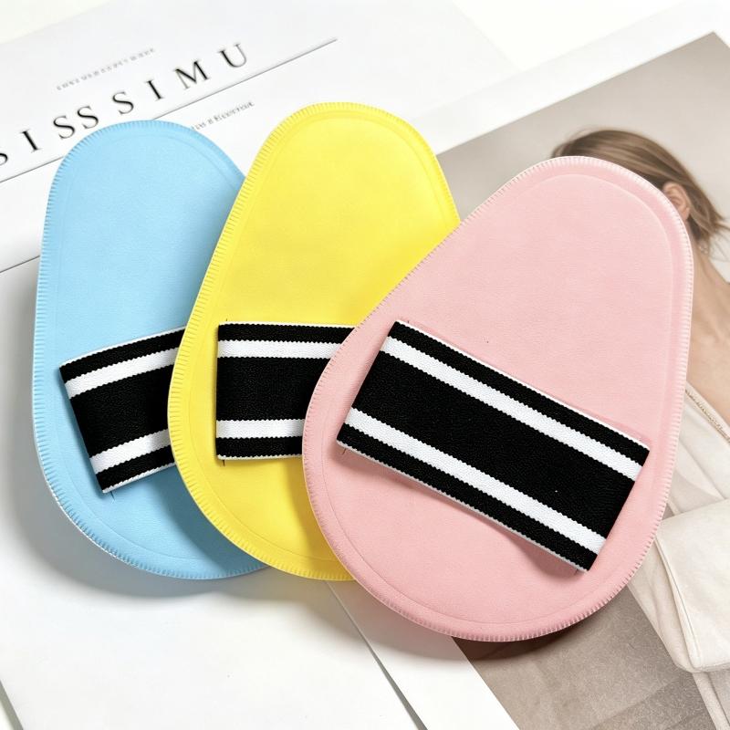 Extra Large Lotion Sunscreen Ointment Applicator Soft Leather Surface Puff Body Cleaner Shower Brush Sunscreen Applicator