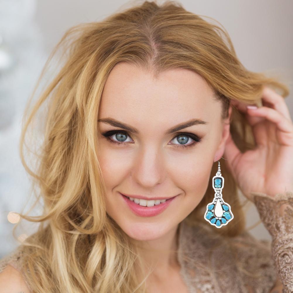 10 Pairs Diamond Earrings Making Kit Snowflake Boho Diamond Art Earring Making Kit DIY Diamond Painting Earring Making Craft Kit