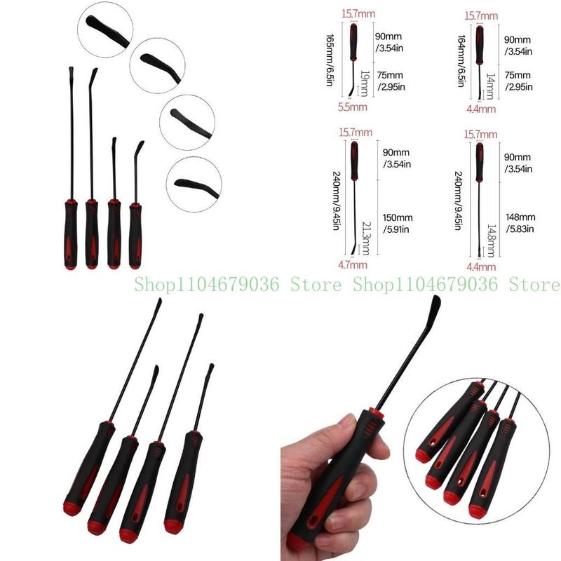 Automotive Oil Seal Extractor set rusts Resistant & Comfortable Grip Removers for Quick Removal in Vehicle & Equipment