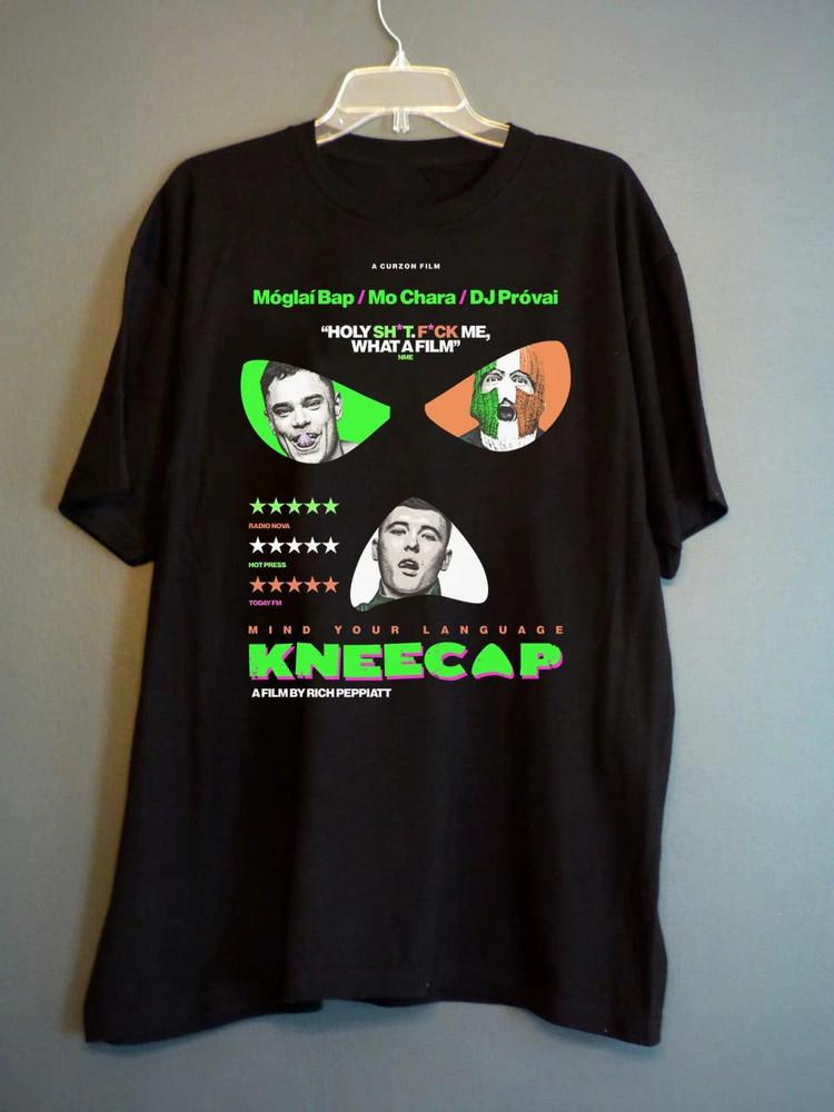 

Kneecap Band Mind your Language T Shirt Full Size S-5XL Unisex T-Shirt L
