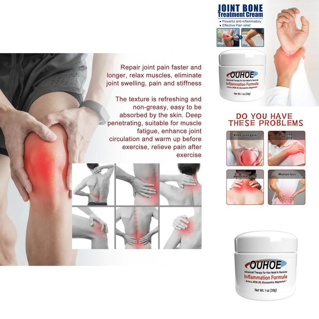 Ouhoe Joint Relief Cream Soothing Formula For Knees Back Shoulders And Neck Pain 30g
