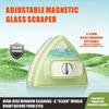 1 Upgraded Magnetic Double-Sided Window Cleaner Made of ABS Material, Reusable And Adjustable,Suitable for Glass Thickness of 3-30Mm