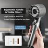Ion Drop Filter Shower Head, Equipped With Hose/bracket, Adjustable Filter Shower Head, 5 Replacement Filter Cartridges