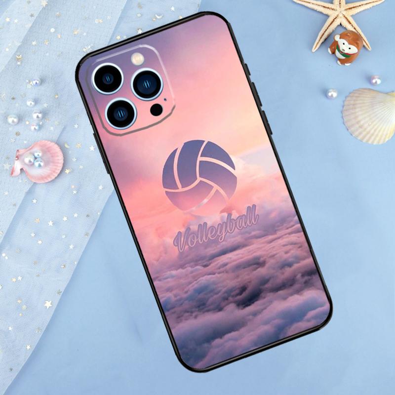 Volleyball Sport Case For iPhone 17 Pro Max 16 15 14 12 11 13 Pro Max Plus 12 13 Mini 16e 17 Air Back Cover