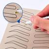 1 Pcs Silicone Blank Eyebrow Brow Tattoo Permanent Makeup Supplies Microblading Practice Skin Tattoo Beginner Exercise Tool