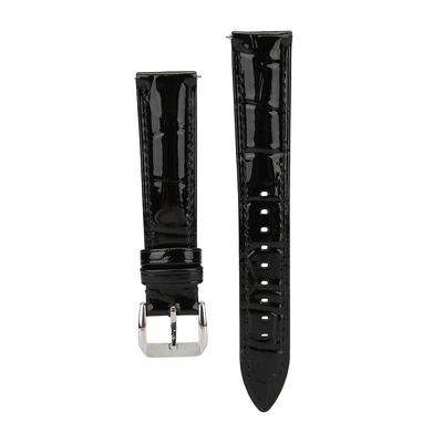 Universal Men Women Adjustable PU Leather Watch Band Strap Replacement 18mmBlack