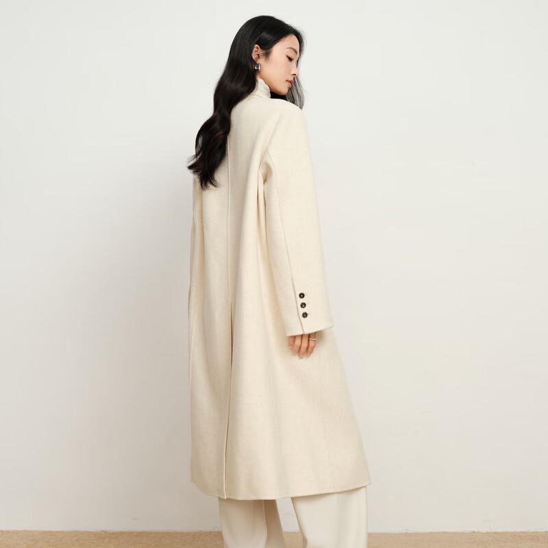 Elva' Island Women's Double-Faced Wool Coat