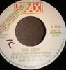 7inch Record DRAYTONS TWO  The Lion  Never Sunday D001 Drax 1975 Barbados Reggae Ska  Dub Used