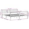 VidaXL Bed Frames with Headboard 180x200 Cm Solid Pine Wood, Bed, Bedroom Furniture, Wooden Bed, Bed 3306651