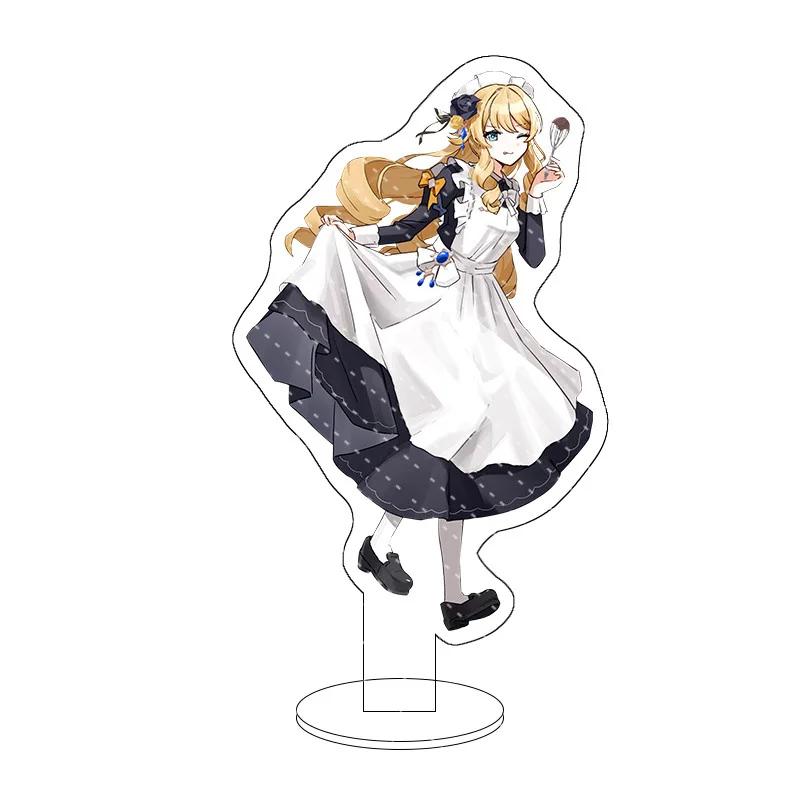 Popular Game Impact Acrylic Stand Anime Cartoon Q-version Figures Kamisato Ayaka Model Desk Decor Standing Sign Gift for Fan