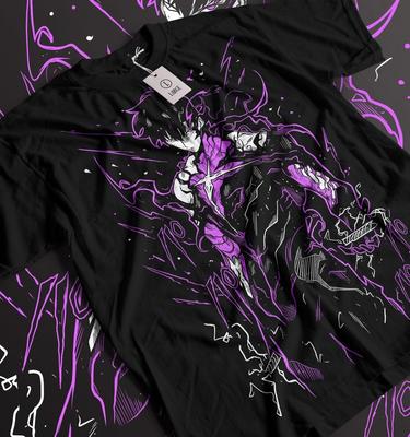 Solo Leveling T-Shirt Sung Jinwoo Liu Zhigang Anime Jonas Reiji Shirt All Size