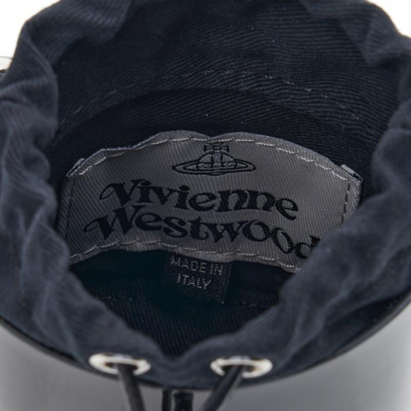 Vivienne WeStwood Damen S Glänzende Eimer Tasche Mini 5202006cu L001o N403