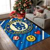 1 Stück Teppich für den Boden, geeignet für das Büro, Chelsea FC Teppich, Vielseitiger bedruckter Stuhlunterlage, Langlebiger Teppich für das Sofa zu Hause