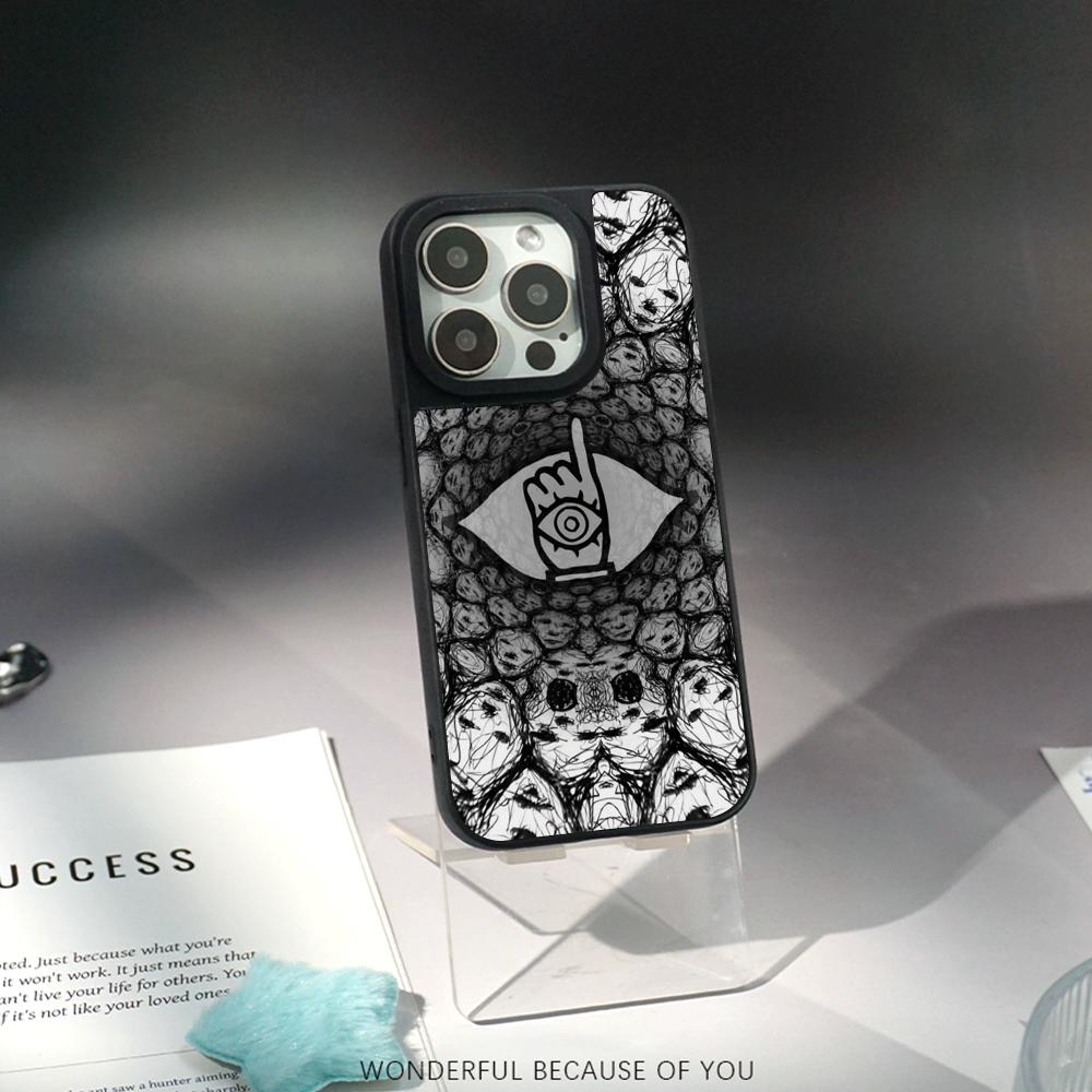20th century boys fashion Comics Phone Case for iPhone 17 16 15 14 13 12 11 Pro Max Sheepskin Silver-edged protective case